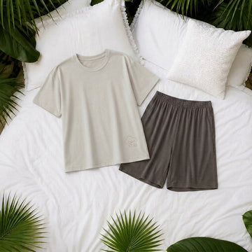 Cooling Short Sleeve Short Pajama Set